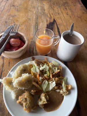 Buffet breakfast 60K   at Alkaline Restaurant in Canggu