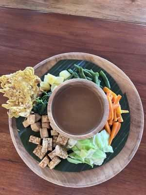 Gado Gado 55K  at Alkaline Restaurant in Canggu