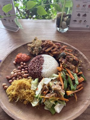 Nasi Campur 55K   at Alkaline Restaurant in Canggu