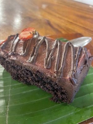Choc cake   at Alkaline Restaurant in Canggu