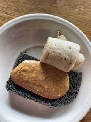 Homemade peanut butter  at Alkaline Restaurant in Canggu