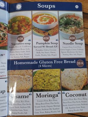 Soups at Alkaline Restaurant in Canggu