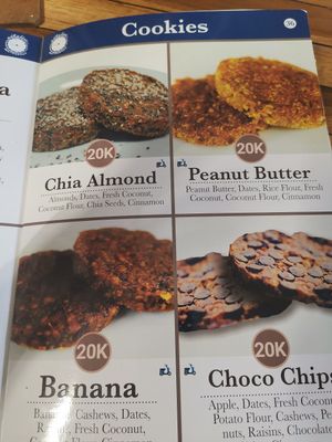 Cookies at Alkaline Restaurant in Canggu