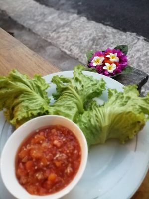 Spring Rolls at Alkaline Restaurant in Canggu