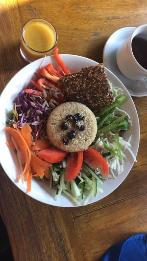 Quinoa salad  at Alkaline Restaurant in Canggu