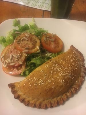 Veggie pie  at Alkaline Restaurant in Canggu