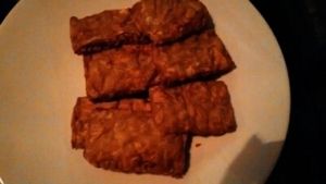 Tempeh side portion at Motion Cafe in Canggu