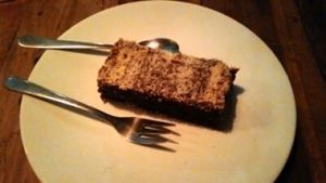 Vegan banana slice at Motion Cafe in Canggu