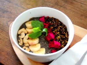 Smoothie bowl.  at Motion Cafe in Canggu