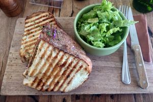 The most amazing sandwich 🥪😍 at Motion Cafe in Canggu