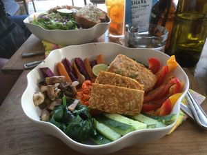 Fitness plate  at Motion Cafe in Canggu