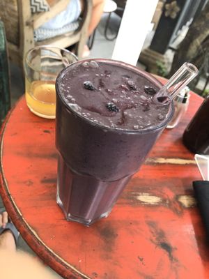Vegan Açai Protein Smoothie at Motion Cafe in Canggu
