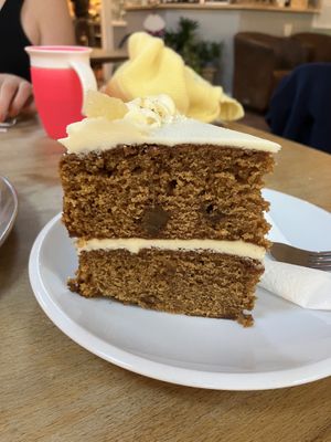 Ginger cake  at Herb Garden Cafe in Llandrindod Wells