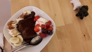 Gorgeous cake mess at The Green Room in Warrington