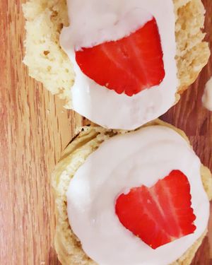 Luscious scones at The Green Room in Warrington