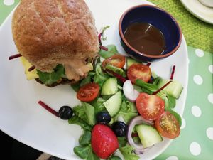 Burger at The Green Room in Warrington