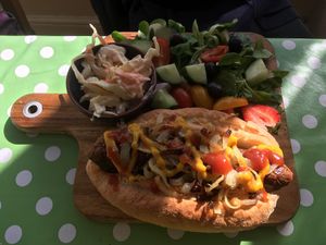 Another outstanding meal. Seitan ‘not dog’, tasted amazing. And as always, beautifully prepared. Couldn’t recommend this place any higher 👍 at The Green Room in Warrington