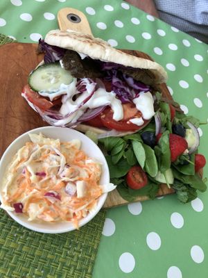 Seitan kebab at The Green Room in Warrington