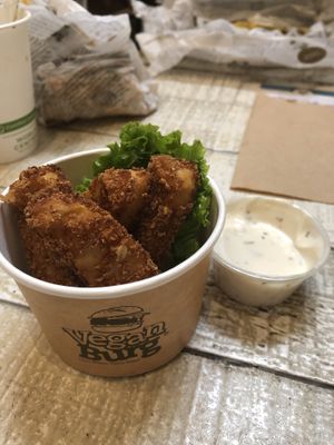Chicken tenders & ranch  at VeganBurg in San Francisco