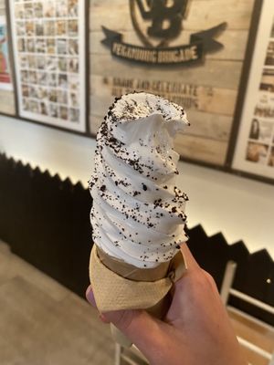 Oreo cone at VeganBurg in San Francisco