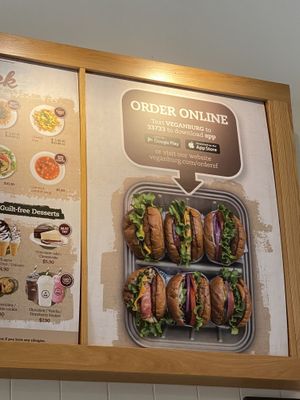 They have an app to order online at VeganBurg in San Francisco
