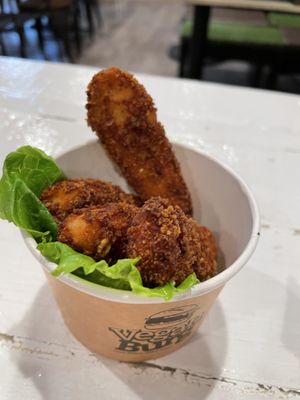 Chicken strips at VeganBurg in San Francisco