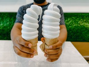 Soft serve at VeganBurg in San Francisco