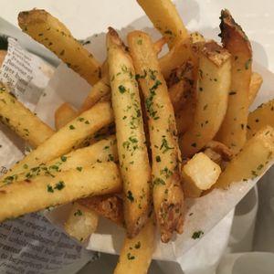 side of fries  at VeganBurg in San Francisco