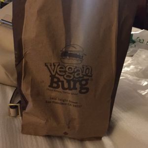 Delivery at VeganBurg in San Francisco