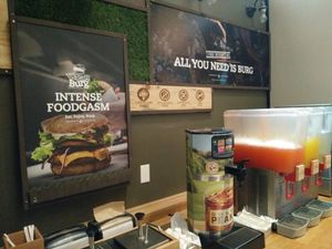 beverages at VeganBurg in San Francisco