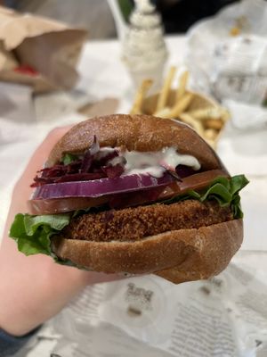   at VeganBurg in San Francisco