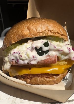 Chick’ Buffalo Burger   at VeganBurg in San Francisco