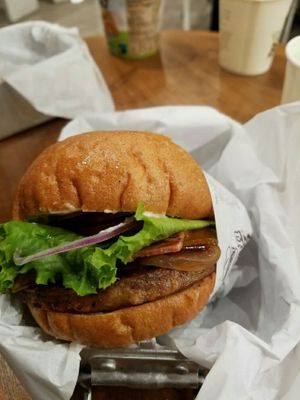 BBQ Burger at VeganBurg in San Francisco