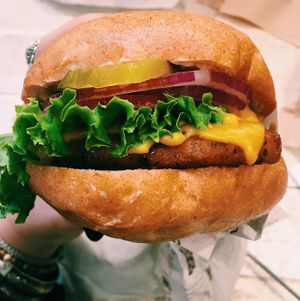 yummmmmmmm at VeganBurg in San Francisco