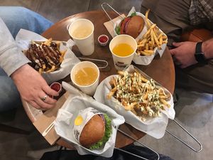 November 2017 Burger Eats.  at VeganBurg in San Francisco