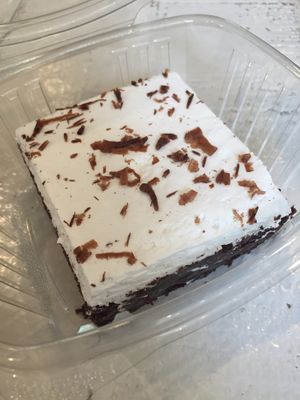 Cake at VeganBurg in San Francisco