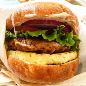 Hawaiian Teriyaki  at VeganBurg in San Francisco