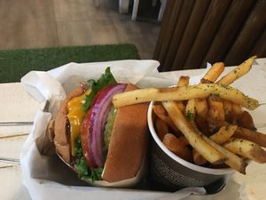 barbecue burger at VeganBurg in San Francisco