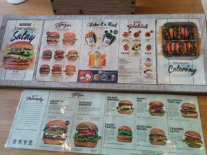 Veganburg's expanded menu at VeganBurg in San Francisco