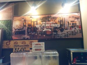 Veganburg water station at VeganBurg in San Francisco