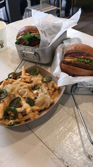 Delicious!! at VeganBurg in San Francisco