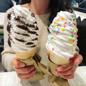 Soft serve at VeganBurg in San Francisco