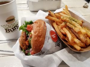 Salsa Burger at VeganBurg in San Francisco