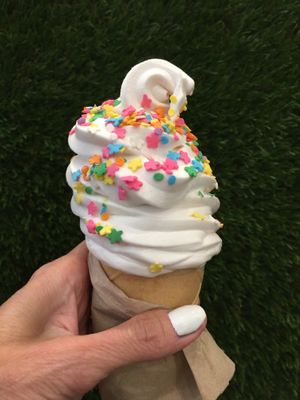 Unicorn Soft Serve  at VeganBurg in San Francisco