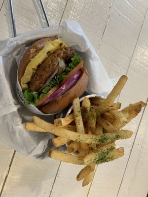 Fantastic at VeganBurg in San Francisco