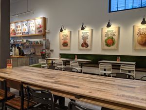 Clean look at VeganBurg in San Francisco