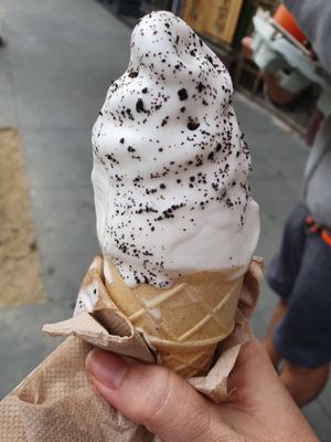 Soft serv  at VeganBurg in San Francisco