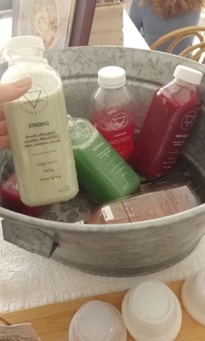 Juice Samples at Rooted Juicery + Kitchen - Madison Rd in Cincinnati