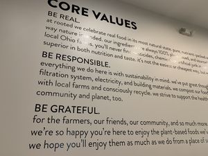 Core Values at Rooted Juicery + Kitchen - Madison Rd in Cincinnati