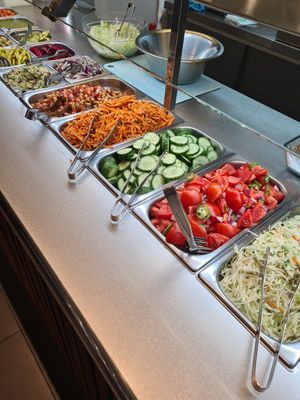 Add-on choices at Maoz - Albertcuypstraat in Amsterdam